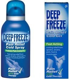 Set of 2 – Deep Freeze Pain Relief Cold (Spray + Gel )