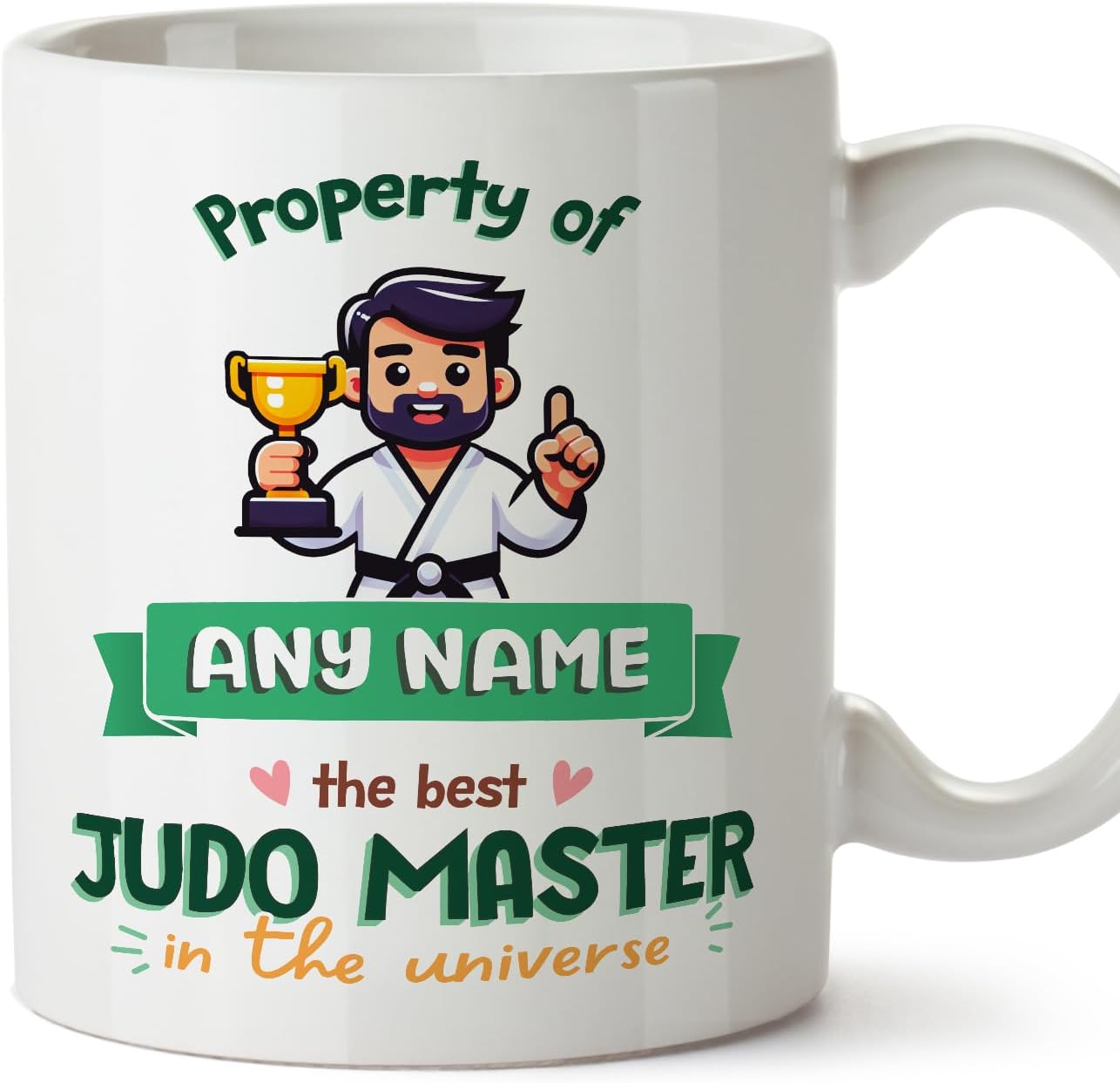 MUGFFINS Personalised Mug for Judo Master Man