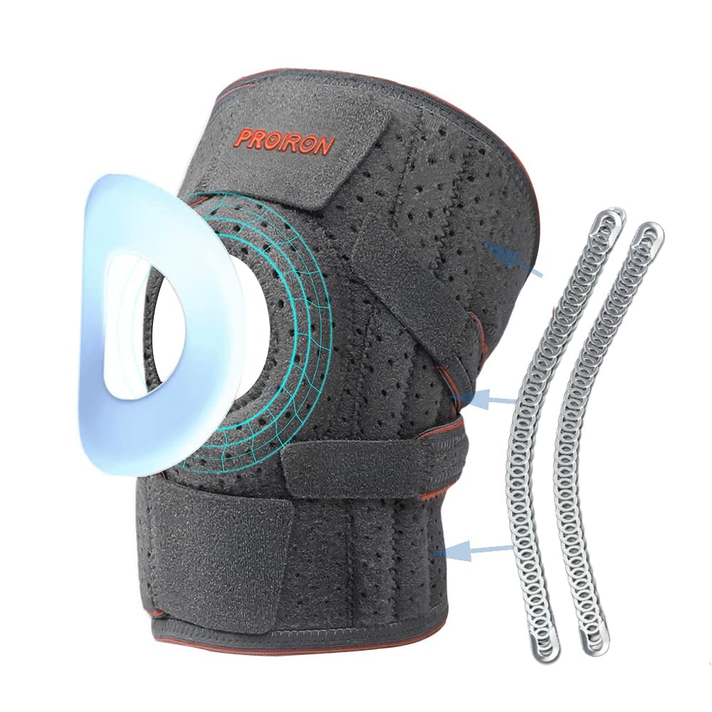 PROIRON Knee Support with Side Stabilizers & Patella Gel Pads
