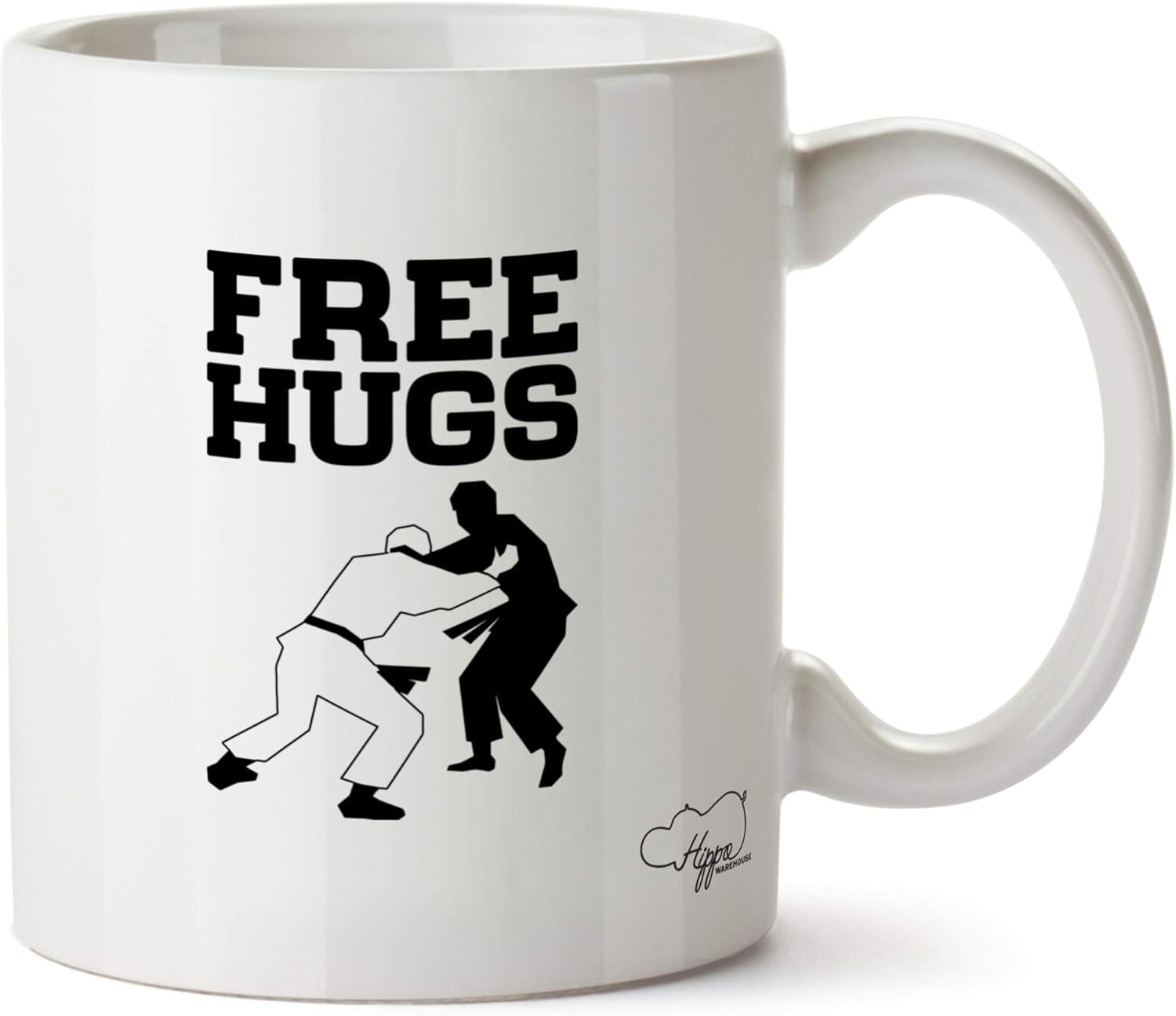 Hippowarehouse Free Hugs Judo Mug