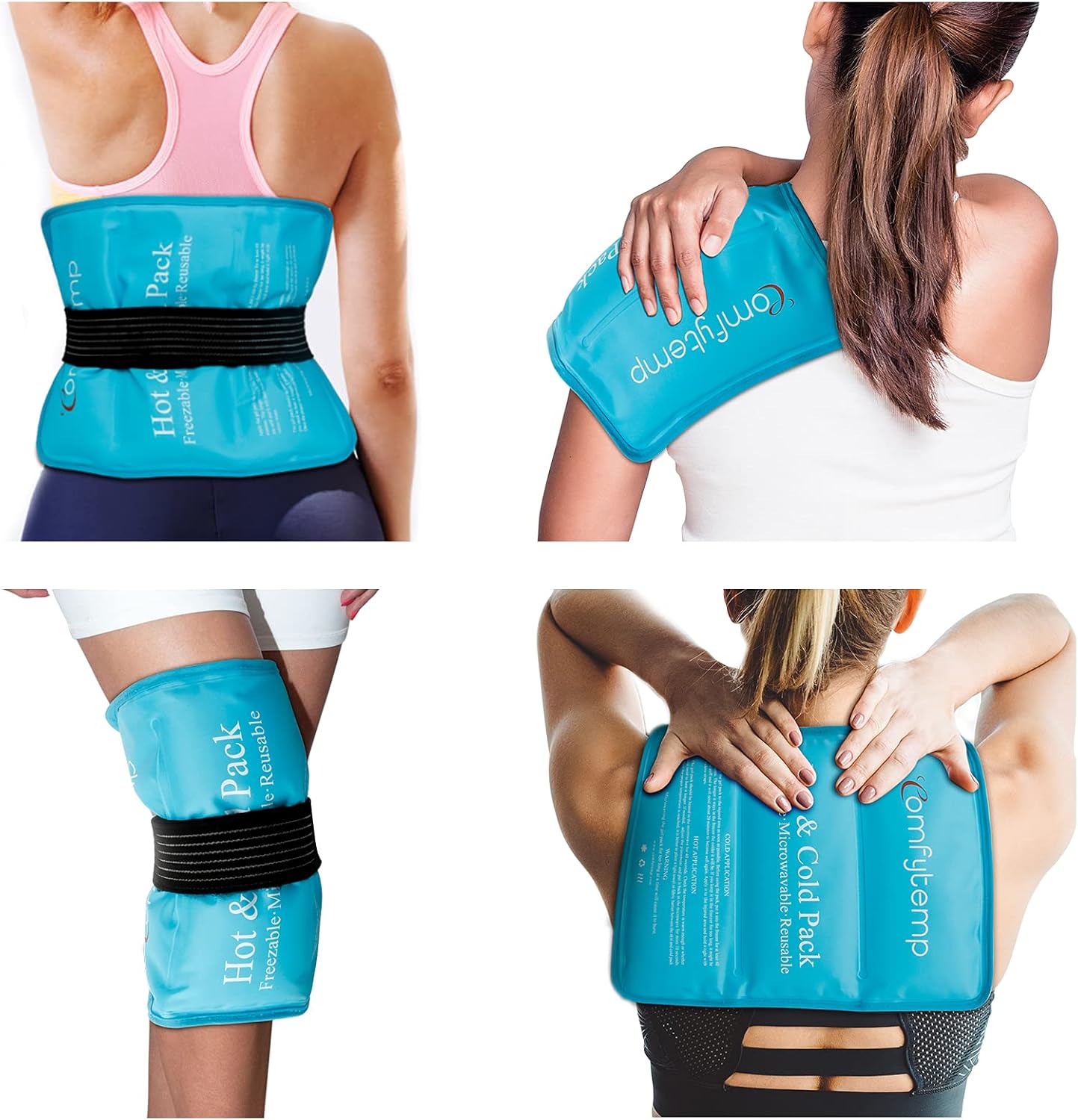 Comfytemp Large Gel Ice Pack for Injuries