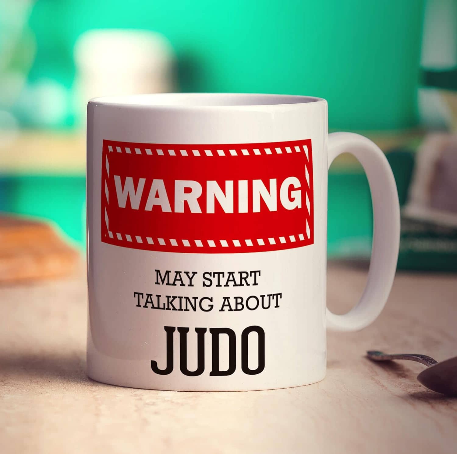 Warning! May Start Talking About Judo Mug